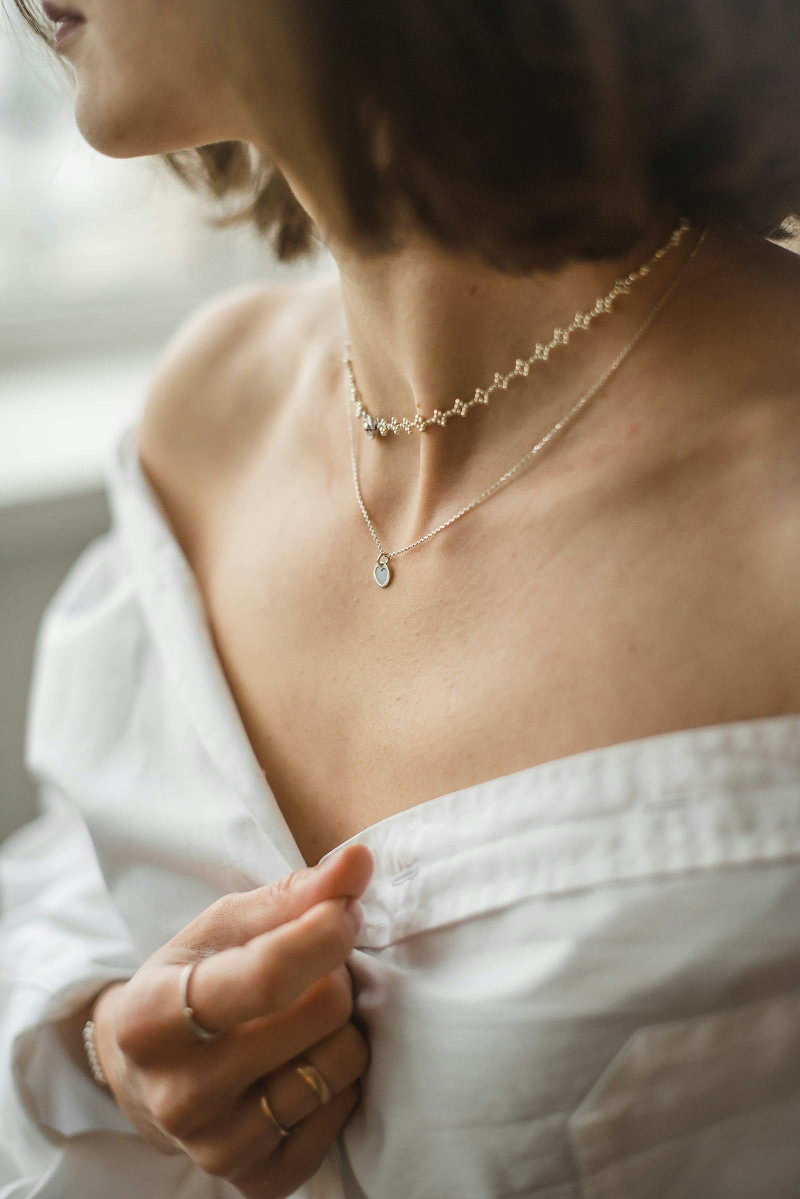 Baroque pearl necklace