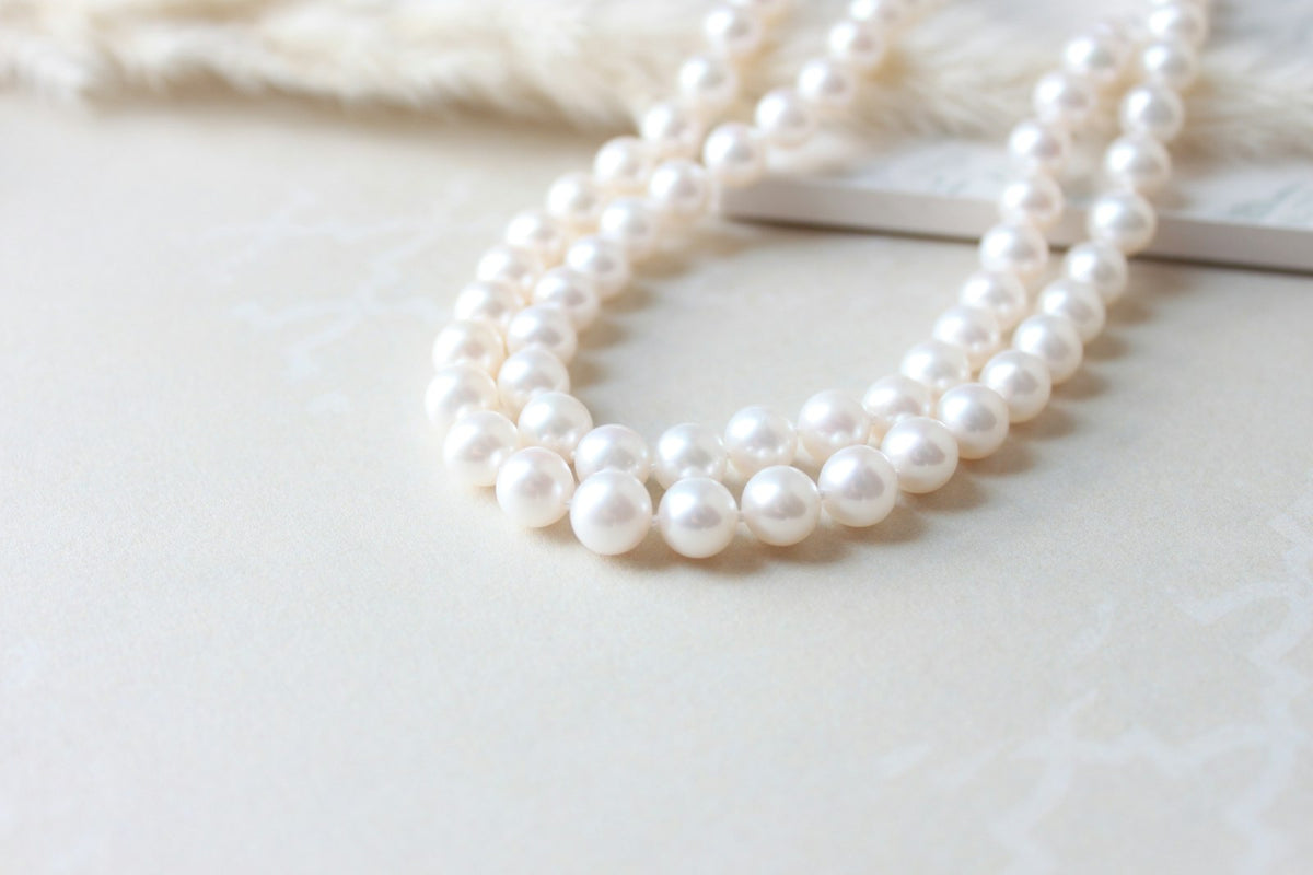 Pearl drop earrings